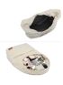 Checkered Pattern Letter Patch Decor Hobo Bag