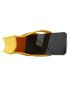 Mini Square Bag Yellow Geometric Pattern Double Handle