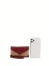 Colorblock Small Wallet Credit Card Holder For Daily