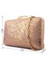 Mini Box Bag Funky Metallic Snakeskin Embossed Chain For Party