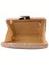 Mini Box Bag Funky Metallic Snakeskin Embossed Chain For Party