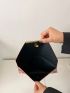 Geometric Pattern Envelope Bag Fashionable Flap PU