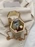 Mini Bucket Bag Chain PU