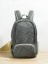 Geometric Pattern Fashion Backpack Lightweight Zipper Polyester