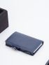 PU Card Holder Letter Embossed Detail Card Slot