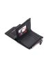Letter Graphic Small Wallet Black