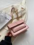 Mini Square Bag Solid Color Flap Chain Strap