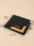 Letter Graphic Small Wallet Bifold Vintage