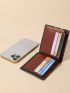 Letter Graphic Small Wallet Bifold Vintage