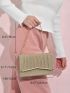 Glitter Flap Square Bag Small Glamorous