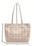 Cartoon Graphic Shoulder Tote Bag Small Double Handle