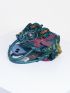 Random Color Flower Decor Zipper Handbag, Fashion Double Handle Purse, Casual Flower Design Bag For Shopping & Travel Random Pattern