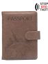 Women Men RFID Vintage Business Passport Covers Holder Multi-Function Id Bank Card Pu Wallet Case Travel Accessories