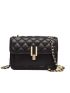 Quilted Square Bag Mini Flap