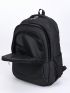 Medium Functional Backpack Solid Color
