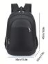 Medium Functional Backpack Solid Color