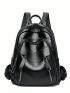 Medium Fashion Backpack Solid Color
