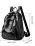 Medium Fashion Backpack Solid Color