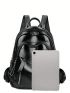 Medium Fashion Backpack Solid Color