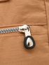 Small Shoulder Tote Bag Pocket Front Double Handle For Daily