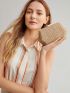 PREMIUM STRAW CLUTCH CHAIN BAG