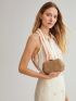 PREMIUM STRAW CLUTCH CHAIN BAG