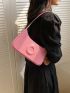 Fashion Solid Color Donut Impressed Women's Bag Shoulder Bag