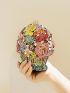 Luxury Women Crystal Clutch Flower Evening Bag Bridal Wedding Purse Party Diamond Handbag