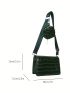 Mini Square Bag Crocodile Embossed With Coin Purse