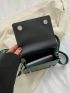 Mini Square Bag Crocodile Embossed With Coin Purse