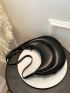 PU Hobo Bag Black