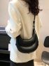 PU Hobo Bag Black