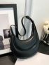 PU Hobo Bag Black