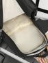 Letter Graphic Casual Daypack Zipper Medium