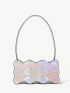 Metallic Scallop Detail Novelty Bag