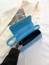 Letter Graphic Baguette Bag Small Flap