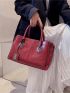 Minimalist Square Bag Double Handle Medium