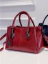 Minimalist Square Bag Double Handle Medium
