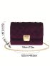Quilted Square Bag Mini Flap