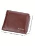 Letter Embossed Small Wallet Fold Over