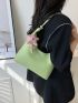 Medium Shoulder Bag Letter Embossed Detail