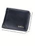 Letter Embossed Small Wallet Fold Over