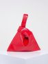 Small Minimalist Top Handle Bag Solid Color