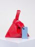Small Minimalist Top Handle Bag Solid Color