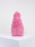 Small Top Handle Bag Fluffy Solid Color