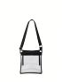 3pcs Bag Set Tote Shoulder Bag Purse Clear Design