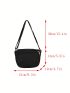 Minimalist Crossbody Bag Small Zipper