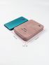 Letter Pattern Passport Case Zipper Around