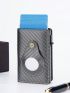 Colorblock Pop Out Card Hold RFID Blocking Card Slot