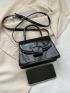 Mini Square Bag Solid Color Top Handle